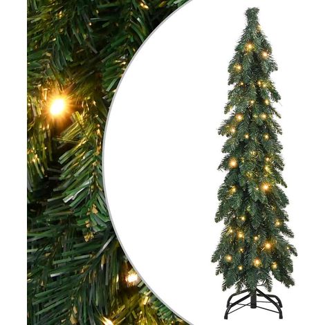 Albero di Natale Artificiale Preilluminato con 60 LED 120 cm vidaXL (1/5)