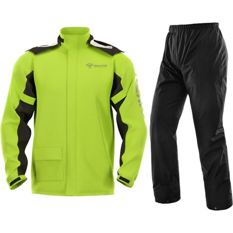 Waterproof Hooded Rain Suit and Pants Set with Breathable and Windproof Rain Suit for Motorcycling, Cycling, Fishing, Camping, and Outdoor Activities (1/5)