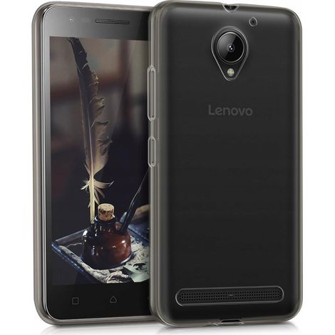 kwmobile Custodia per Lenovo C2 (5""), trasparente, morbida, sottile, flessibile (1/4)
