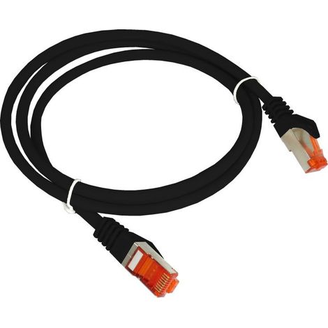 Alantec patch-cord f/utp cat.6 pvc 0.5m schwarz (1/2)