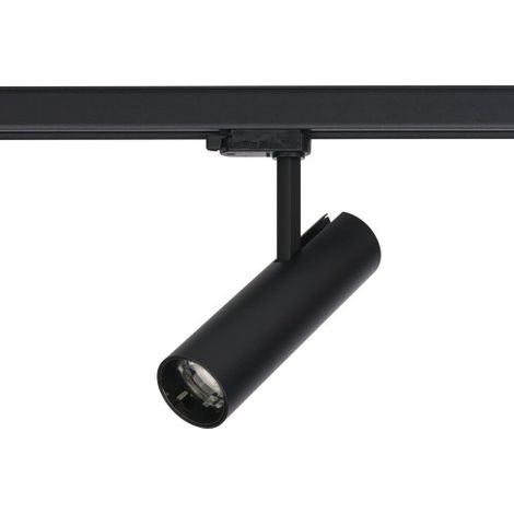Spot rail 3 circuits Nowodvorski MILO noir LED 15W 4000K