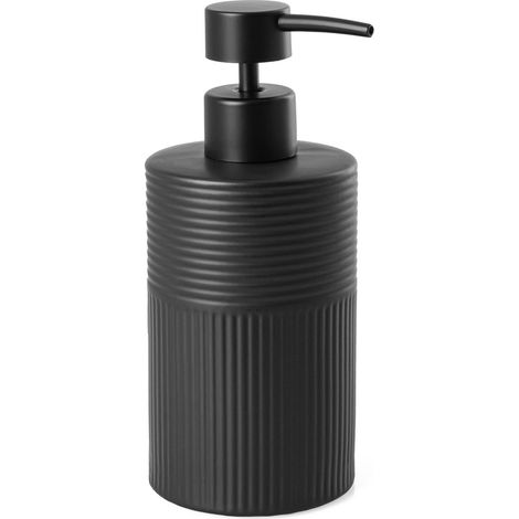 Dispenser di sapone 400 ml AWD IINTERIOR 1916 Tusa gres nero (1/4)