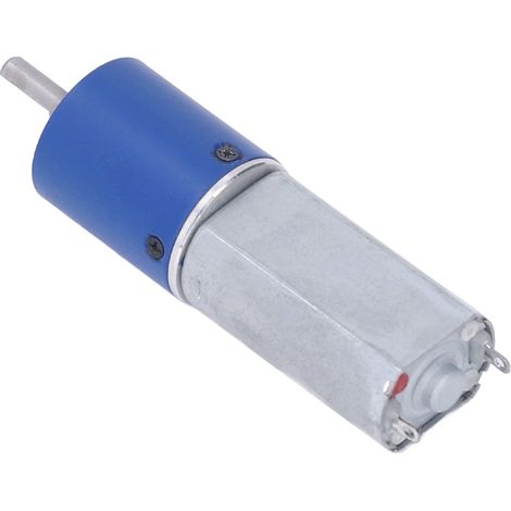 12-V-Gleichstrom-Mikrogetriebemotor, Ganzmetall, drehmomentstarker Motor mit D-Achse, 3000 U/min, Übersetzungsverhältnis 1:256 (1/5)