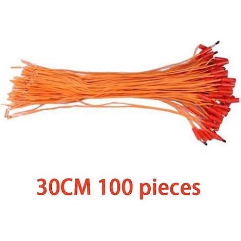 Système d'allumage électrique pour feux d'artifice (1 à 100 pièces) - Détonateur - Couleur : 100 pièces (30 cm) (1/4)