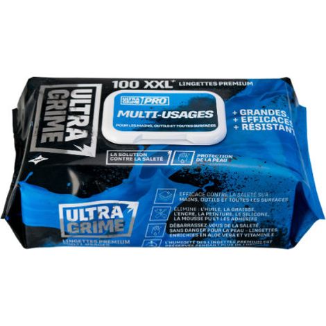 TOALLITAS LIMPIADORAS XXL multiusos Utragrime Pro (paquete de 100) FR5900 (1/3)