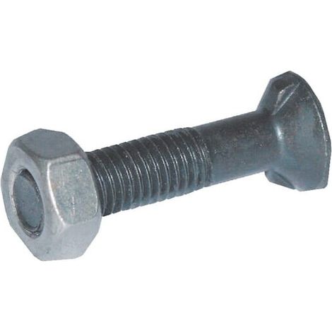 Plough bolt & nut M10x50 2 Nib Din11014 cl. 8.8 UNIVERSAL 10502N