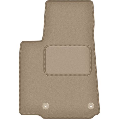 Tapis de sol en velours côté conducteur pour : Jeep Grand Cherokee 4xe SUV (2021-) Beige (1/5)