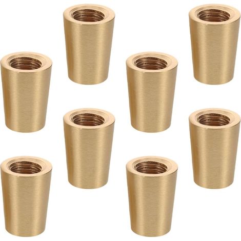 de 8 rehausseurs de pieds en laiton de 20 mm pour meubles de