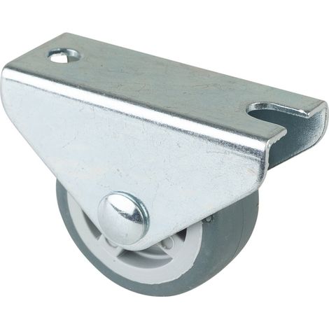 BS Rollen Lenkrolle D.30mm Trgf. 35kg m.Platte Gum.schwarz