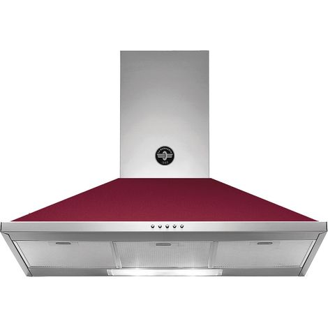 Bertazzoni La Germania KPL90PLAG1VIA. Potenza massima di estrazione: 600 m³/h, Tipo di estrazione: Aspirante/Filtrante, Classe di efficienza dinamica del fluido: A. Tipo: Cappa aspirante a parete, ... (1/3)