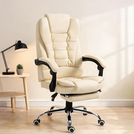 Chaise de bureau en similicuir mousse 64,5 x 69 x 117 cm (1/5)