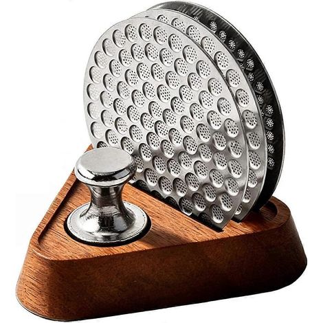 53.3mm écran galette 304 acier inoxydable filtre réutilisable magnétique Breville barista Express BES870 Pro (1/5)