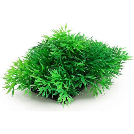 Accessoires pour aquarium, décoration, gazon artificiel vert, plante aquatique en plastique (1/3)