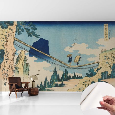 Carta da parati autoadesiva - Fotomurale adesivo - design elegante - stile moderno - Ponte di montagna 416x254 cm (1/5)