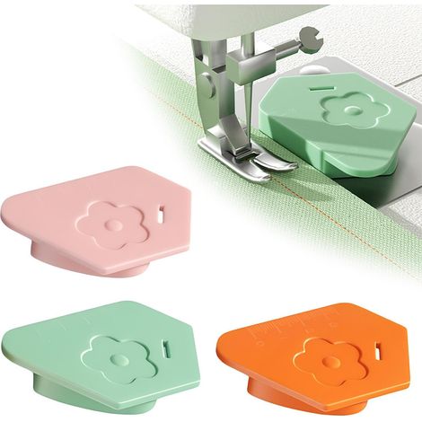 3 Guides de couture magnétiques,résine ABS,polygone,échelle intégrée,machine à coudre (1/5)