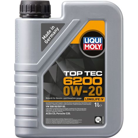 Liqui Moly Motoröl Top Tec 6200 0W-20 1 L Motoröl (1/3)