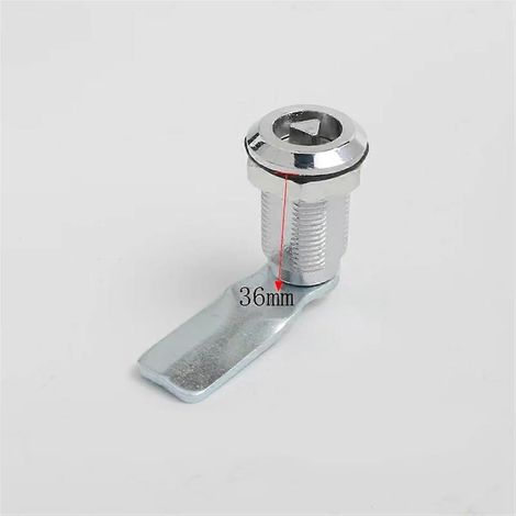 36-mm-Nockenschloss aus Zinklegierung, Schlossset für Schränke und Schubladen mit Schlüssel, zum Austausch von Büroschlössern. (1/5)