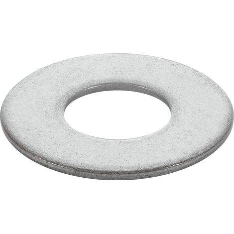 7/20,3 cm Rondelle plate en acier inoxydable, 10-Pack (1/2)