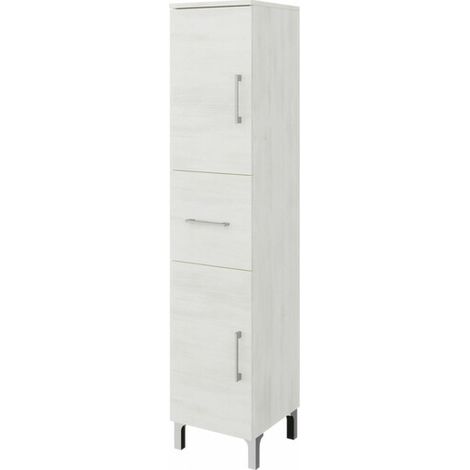 SEMICOLONNA RUBINO 2A+1C ROVERE BIANCO REVERSIBILE