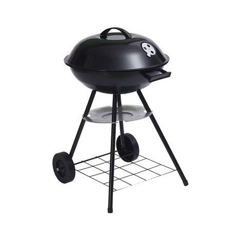 Barbacoa de Carbón Dakota Portátil Parrilla Redonda Ø45 cm para Jardín y Camping (1/5)