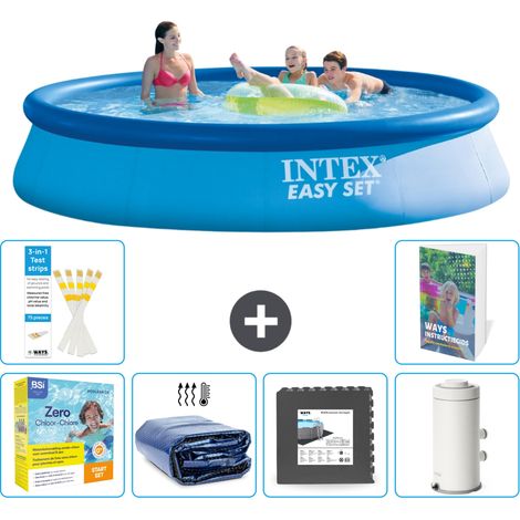 Intex Piscine Easy Set Ronde - 396x84 cm - 7-pièces S111 (1/5)