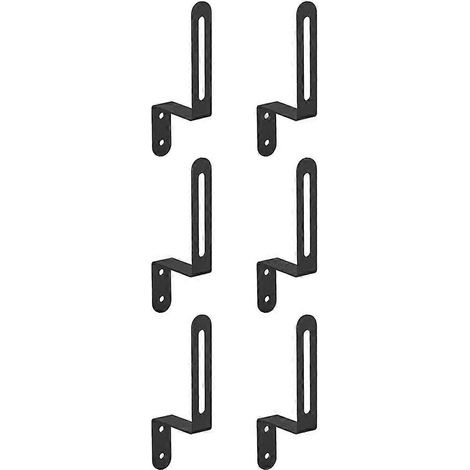 Paquete de 6 percheros de pared para sombreros, gancho de pared para sombreros, soporte de pared de metal para gorras de béisbol, soporte para guardar sombreros (1/5)