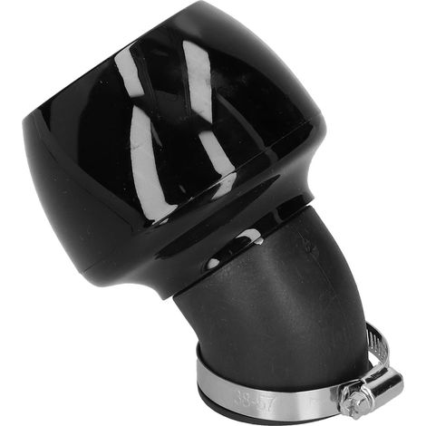 Schwarzer Motorrad-Luftfilter, Ersatz für Rohrinnendurchmesser 28-48 mm, kompatibel mit Motorrädern, Ansaugspitze, Leistungsersatzteil. (1/5)