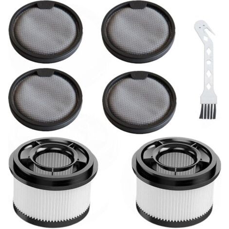 Lot de 7 filtres avec brosse de nettoyage, accessoires pour aspirateur Dreame T10 T20 T30, compatible avec les aspirateurs Dreame V12S V16S G9 G10, compatibles avec les robots aspirateurs