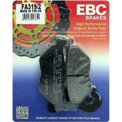 Pastillas de freno EBC FA319/2 (1/2)