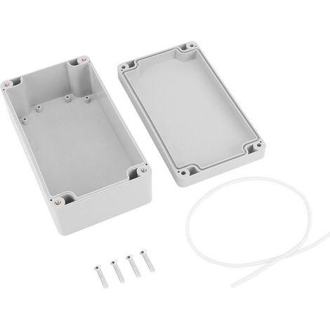 Boîte de jonction, Boitier electrique, Boîtier de projet etanche ABS IP65, DIY Plastique Boîte de jonction de câblage, pour les équipements électriques intérieure et extérieure (158 90 60mm)