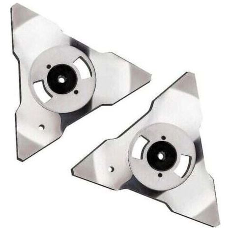 Lot de 2 lames rondes de rechange pour modèles de robots à gaz Robomow RS TS MS RC TC MC en acier inoxydable xh (1/2)