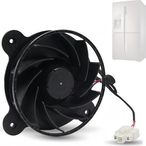 Remplacement du moteur de ventilateur de refroidissement 12035GE-12M-YT amélioré pour réfrigérateur Samsung Haier Midea Meiling, ventilateur d'évaporateur de réfrigérateur à 3 fils à fréquence (1/5)