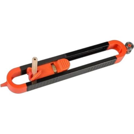 1 gabarit de profilage, réglable et verrouillable, 233 mm, pour bois carrelage maquettes, contour gauge, mesure précise formes irrégulières (1/5)