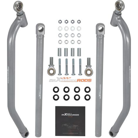 Upper Lower High Clearance Radius Rods Bars Kit for Polaris RZR 1000 XP EPS DE