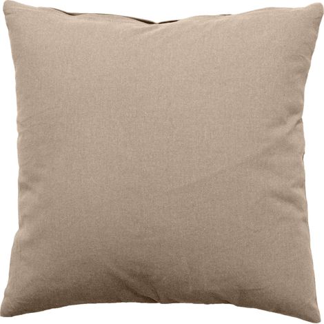 Coussin uni effet Bachette déhoussable - 60 x 60 cm