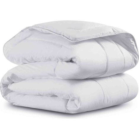 Couette Simmons enveloppe percale 4 saisons 350g - 240x220