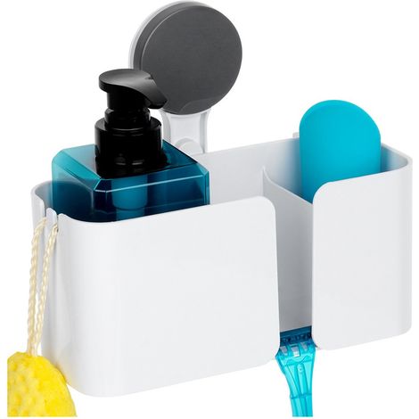 Duschablage mit Saugnapf, Badezimmerkorb, Badorganizer