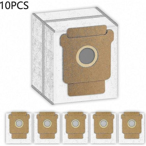 Lot de 10 sacs à poussière non tissés pour iRobot Roomba 105, 205, 405, 505, Combo Plus et Dustcompacter Plus (1/5)