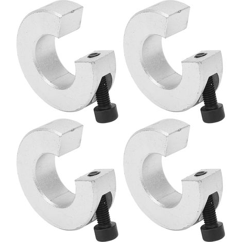 4 bagues d'arrêt pour rail linéaire, collier d'arbre Ø ext. 40 mm, ép. 12 mm, alésage 20 mm, vis M4, pour SBR20 (1/5)