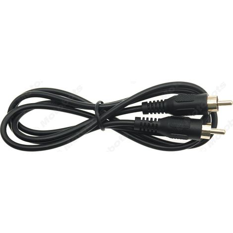 One-to-one RCA digital coaxial AV cable for cars, digital audio/video cable, subwoofer speaker connection cable. (1/4)