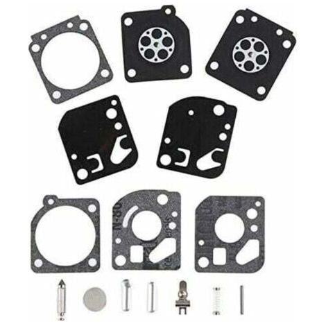 15pcs RB-29 Carburateur Kit de Réparation Membrane Joints Tronconneuse pour ZAMA C1U,Homelite UT-20004-A-B UT-20024-A-B UT-20044-A-B,Ryobi 26cc&30cc (1/4)