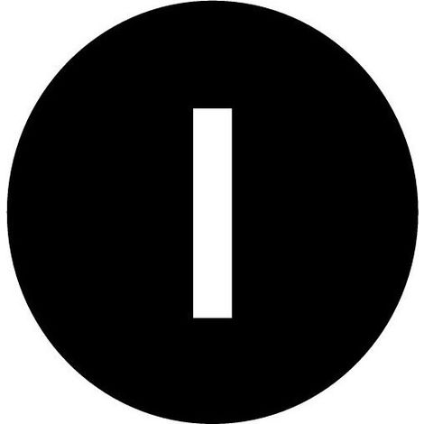 Étiquette bouton ' coup de poing ' noir I EATON M22-XDP-S-X1