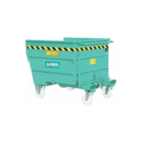 Benne renversable avec roues IMER (1/3)