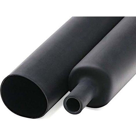 Tube Thermorétractable avec Colle diamèter 24mm 4:1 Noir