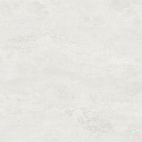 Papier peint de luxe exclusif Profhome 786566 papier peint intissé gaufré à chaud texturé avec un dessin abstrait subtilement chatoyant blanc gris-argent blanc papyrus 5,33 m2