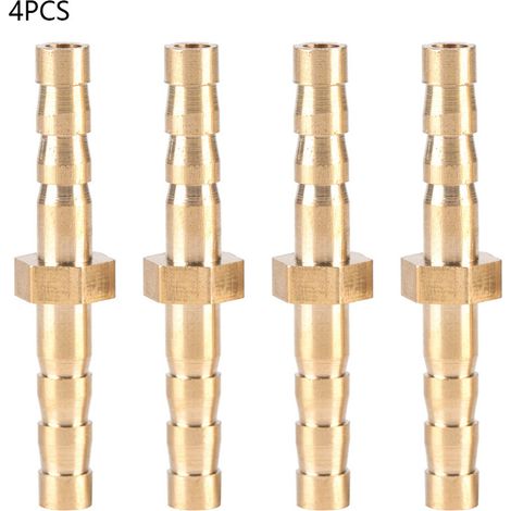 4 pièces raccords barbelés réducteurs en cuivre 4--4mm pour tuyaux, matériel premium, durable, kit de remplacement (1/5)