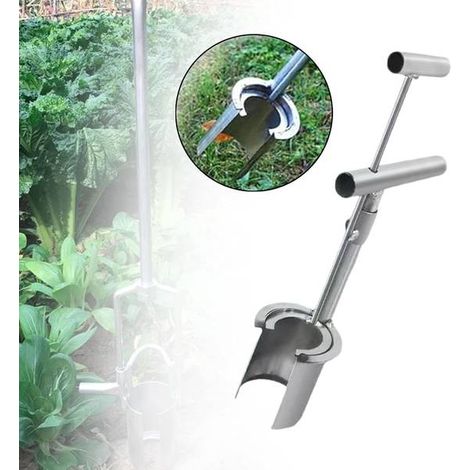 Plantoir 6-en-1 - Outil Bulbes et Pelouse, Léger, Transplantation, Perce-Trou Jardin, Poignée Ergonomique (1/5)