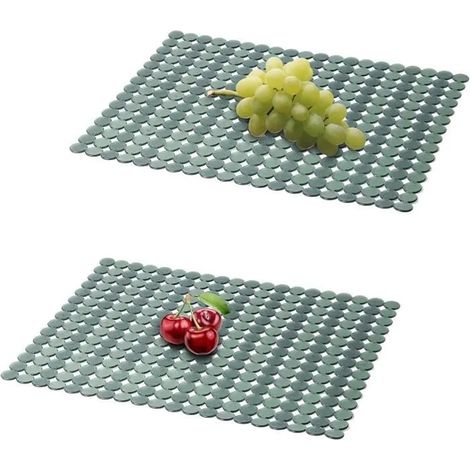 2 Tapis Evier Cuisine,Protege Evier Cuisine Tapis évier Décoratif, Tapis évier Décoratif, Protection pour Fonds D’évier (1/4)