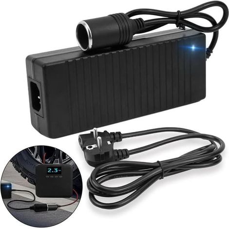 Convertisseur de puissance 220V vers 12V, adaptateur secteur 180W 15A pour voiture, adaptateur pour prise allume-cigare, convient pour réfrigérateur de voiture, enregistreur de conduite, etc. (1/5)