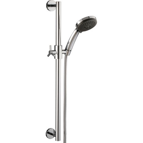 PaulGurkes Duschstangenset Kreuzgriff Duschstange Handbrause Schlauch Aufputzdusche (1/5)